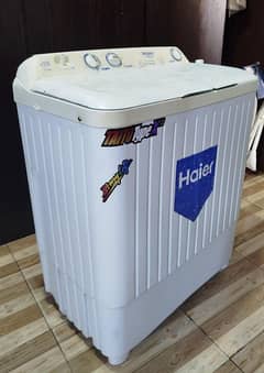 Haier washing machine semiautomatic twin tub capacity 8kg