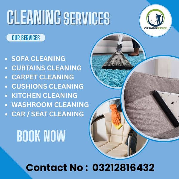 Curtains | Cushion | Mattress | Sofa | Tank | Seat Cleaning Service 0
