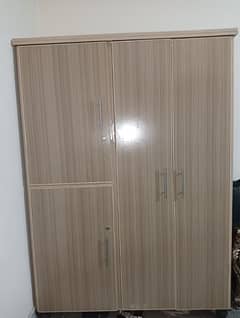 A wooden Wardrobe.
