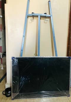 Double Side Board/White/Black Board with stand