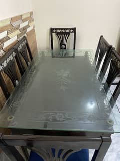 Dining table with chairs