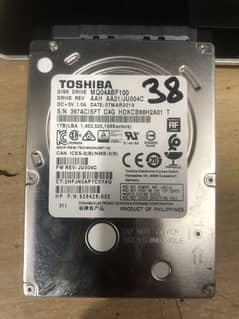 HDD 1 TB for Laptop: company Toshiba