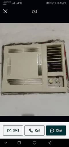 window ac . 75 ton cooling 100% ok