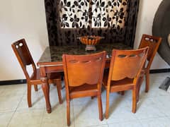Marble top 4 seat best dining table