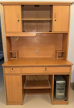 Computer Table with Book Shelf