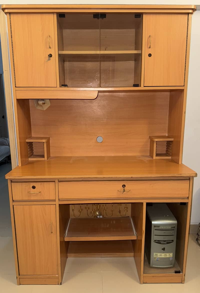 Computer Table with Book Shelf 0