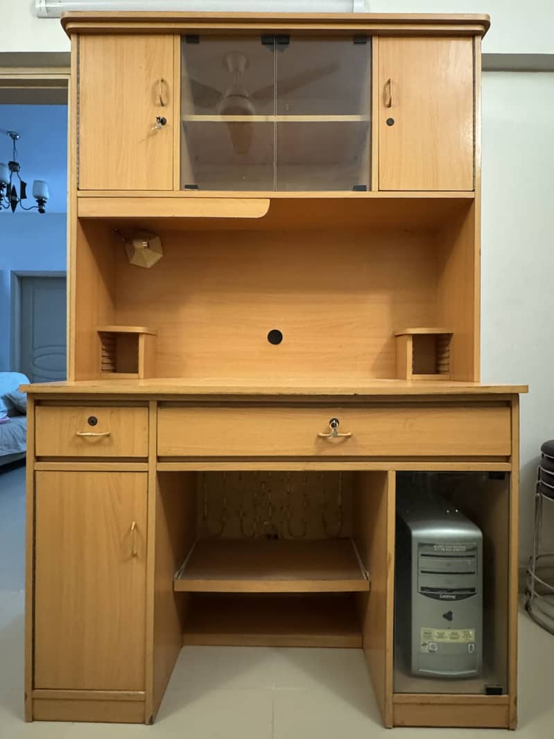 Computer Table with Book Shelf 2