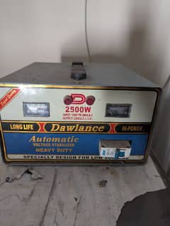 Dawlance original stabiliser 2500watts