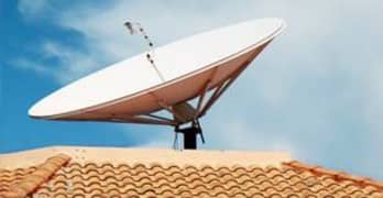 dish antenna with two receivers and two remote