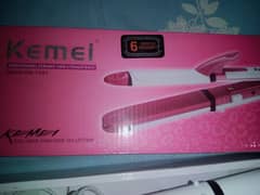 kemei 3 in 1 straightener