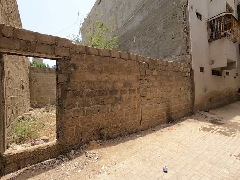 80 Sq Plot for Sale Prime Location in Gulistan-e-Johar, Block 12 (Bin Hashim Back Side) 1