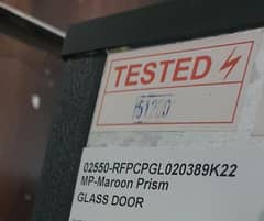PEL Fridge Brand New Glass Dorr