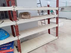 Iron racks 6 Foot height 3 shelves very good quality