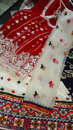full embroidered Balochi dress
