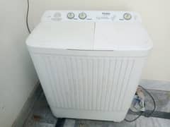 Haier semi automatic washing machine