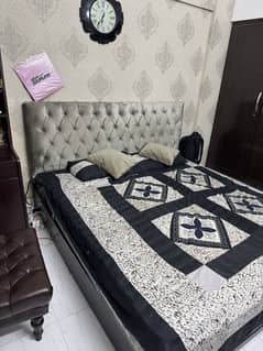 King size bed with mattress