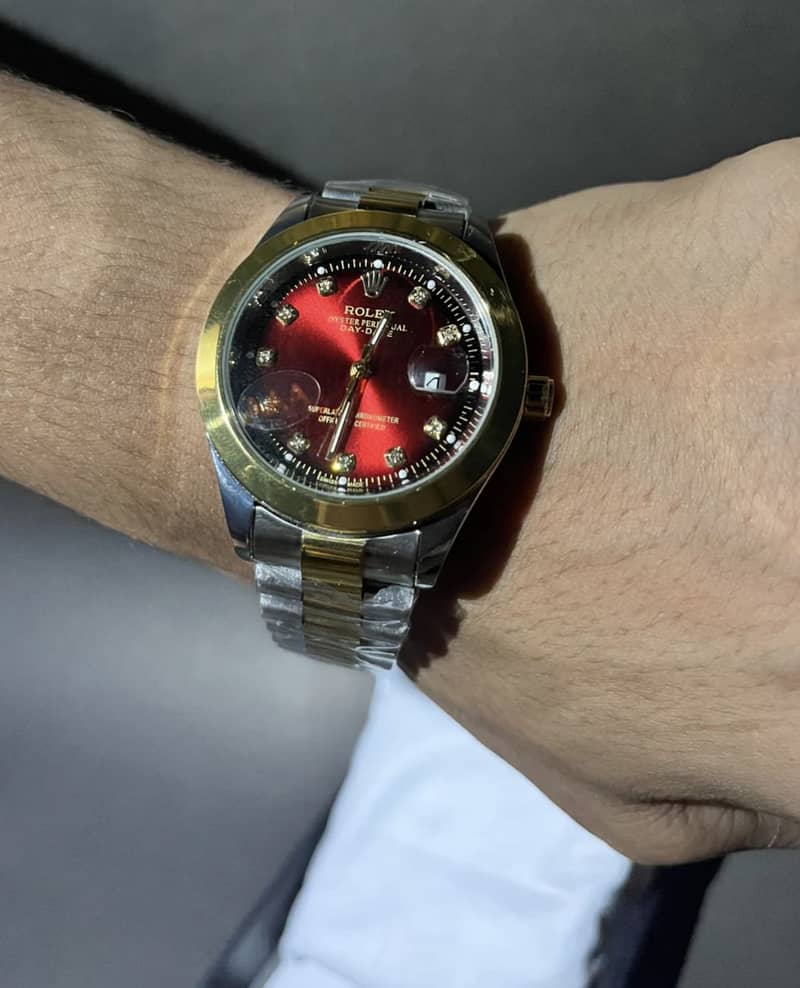 Rolex Red Dail And many more colours Inbox for Order 1