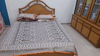 bed set with dressing