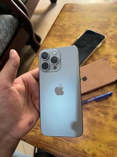iphone 15 pro max 256 with box original cable. unused phone