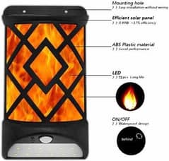 Cleversion Solar Flame Light Waterproof Solar Light