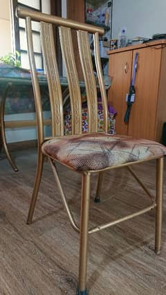 Dining Table Glass and Iron