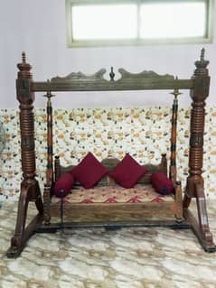Crafted Wooden swing .