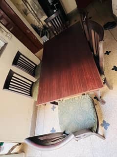 Dinning Table with 6 Chairs