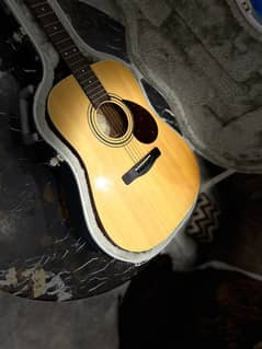 GREY BENNETT ACOUSTIC GUITAR (D-2/N) WITH HARD CASE