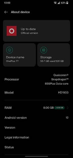 OnePlus 7t