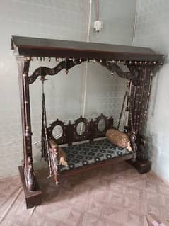 Wooden swing