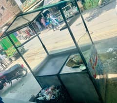 Burger. Shawarma counter