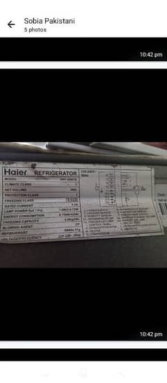 Haier Refrigerator
