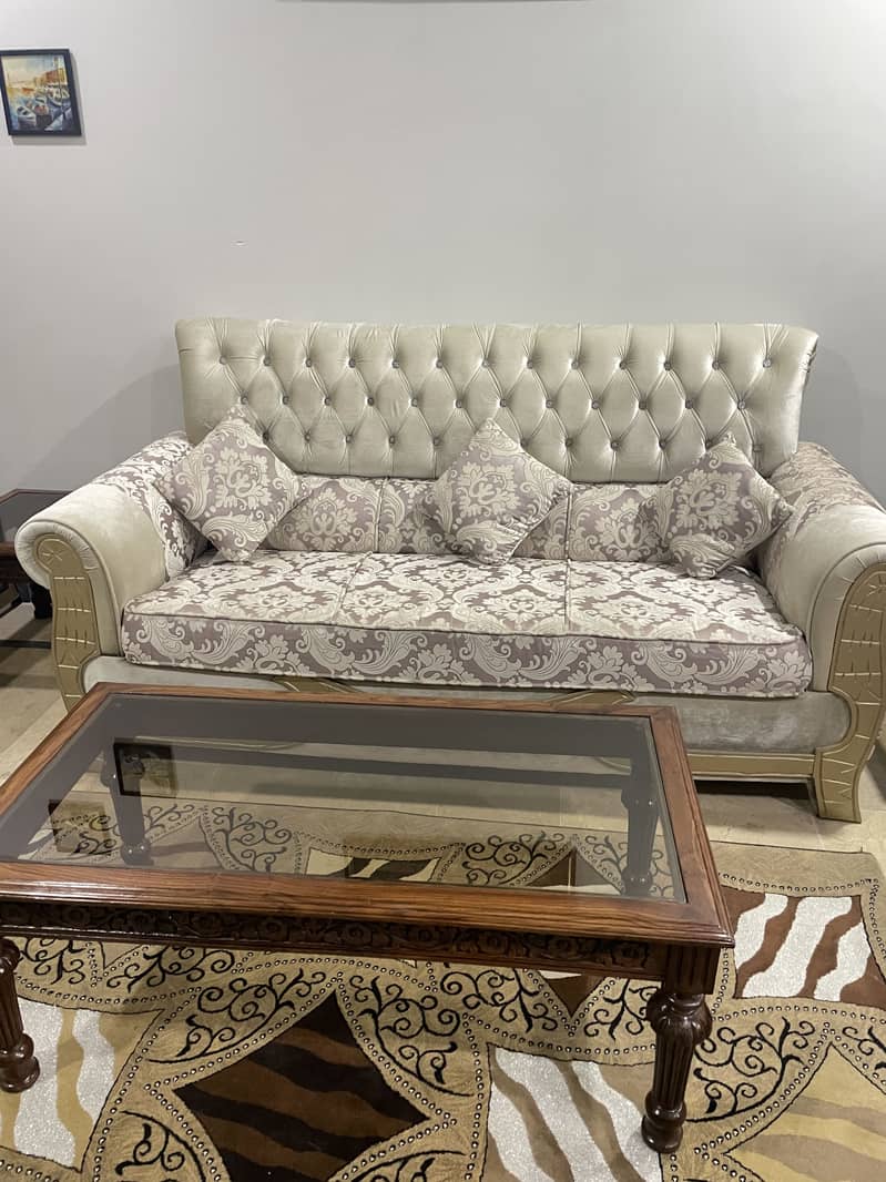 Center table with two side tables 1
