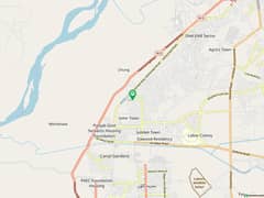 60 FEET WIDE ROAD 2 KANAL HOT LOCATION PLOT AVAILABLE FOR SALE IN IZMIR TOWN - BLOCK B