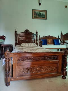 Chinioti Single Wooden Beds New. . .