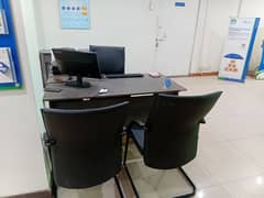 table and  chair