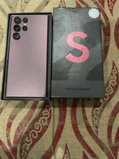 Samsung Mobile S22 Ultra Official PTA 12/256