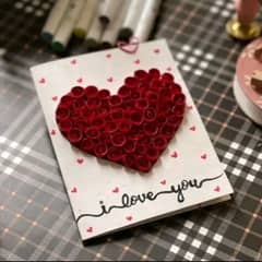 Hand made love card