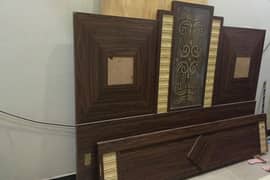 King size bed side tables & wardrobe