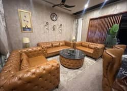 Brand new leather sofa set