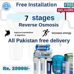7 Stages  RO Mineral Water Filter "Live Pure" Genuine Guaranteed
