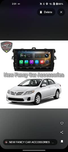 android panel Corolla 2012 plug in plag