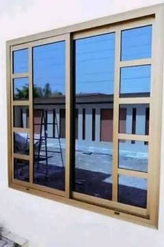 Aluminum window's door's and Partitions+Designed Mirror's and Glass