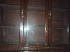 wooden showcase