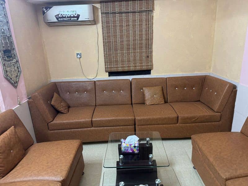 sofa set 11 seat with 2 table 0