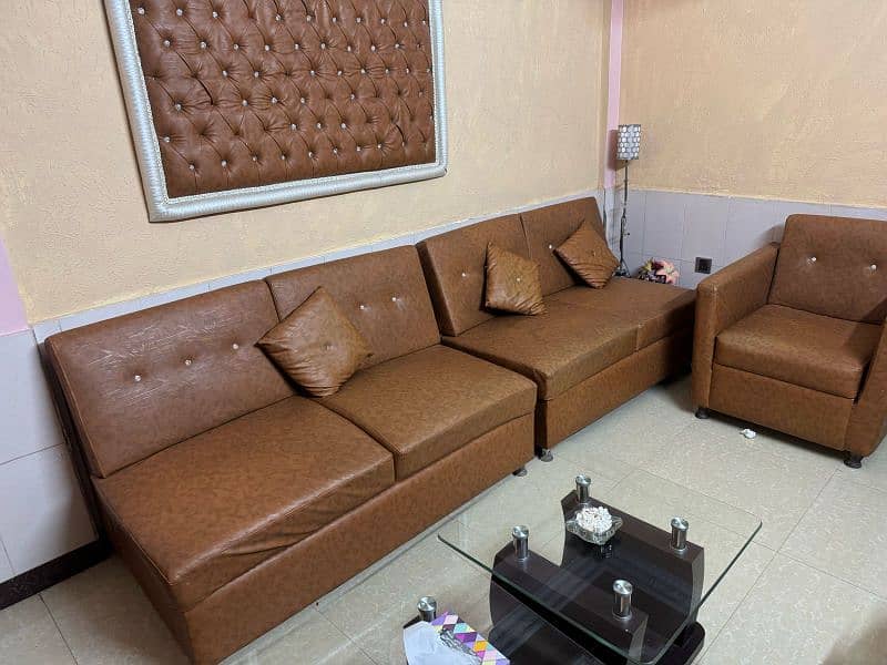 sofa set 11 seat with 2 table 3