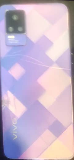 vivo v20 8/128 back crack just mobile