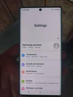 Samsung Note 10 plus 12 GB ram 256 GB ROM PTA proved  halka sa print