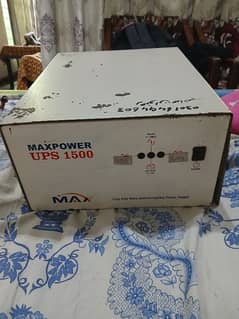 Ups max power 1500 watt 2 battery walla Rs 20000