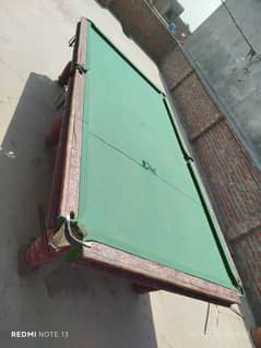 5 * 10 ka Snoker  Table hai Marble billkul ok ha